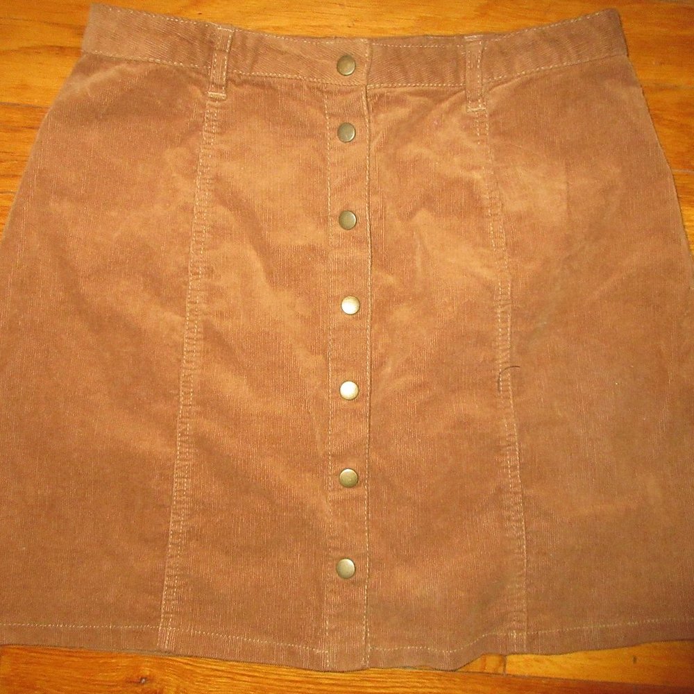 forever 21 button skirt